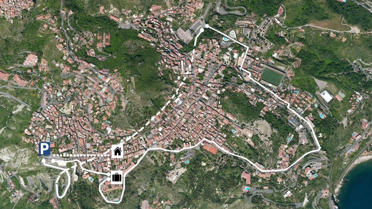Casa San Domenico Leilighet Taormina Eksteriør bilde